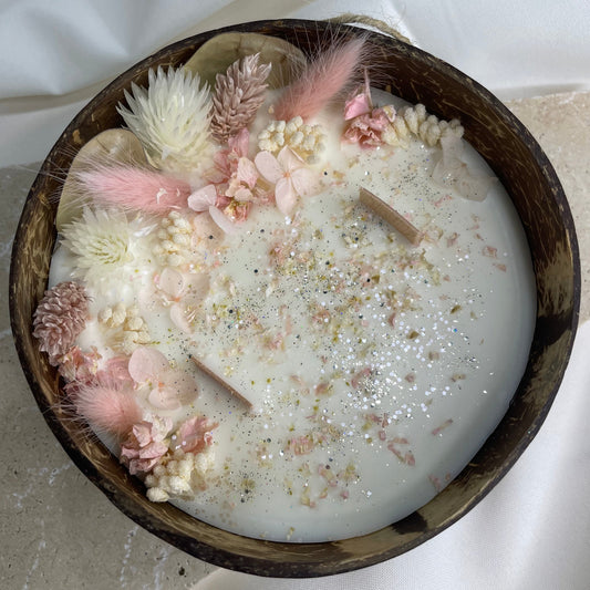 Bougie coco Rhubarbe Myrtille