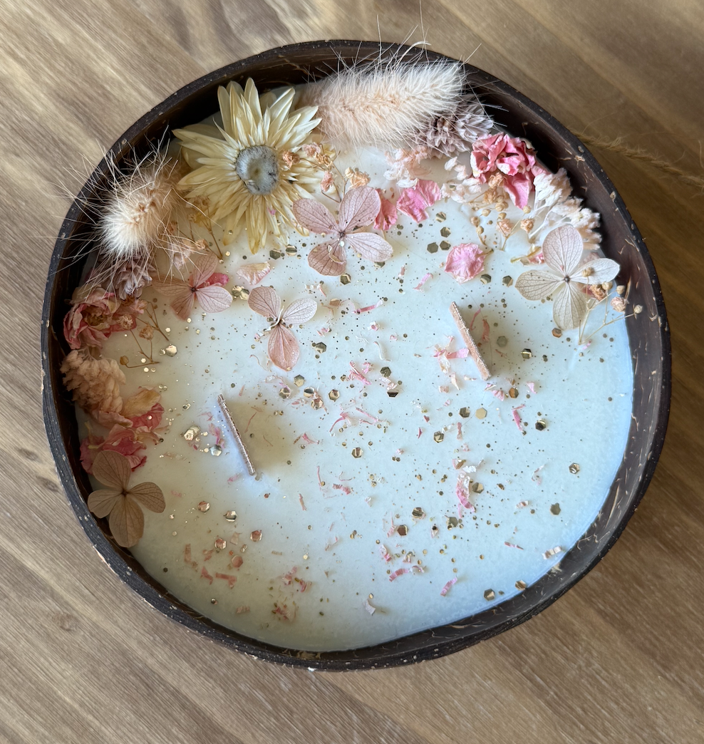 Bougie coco "Poudre de Riz'