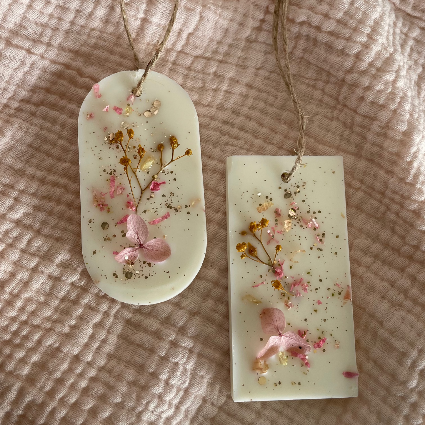 Coffret 2 fondants parfumés "Fleur de coton"