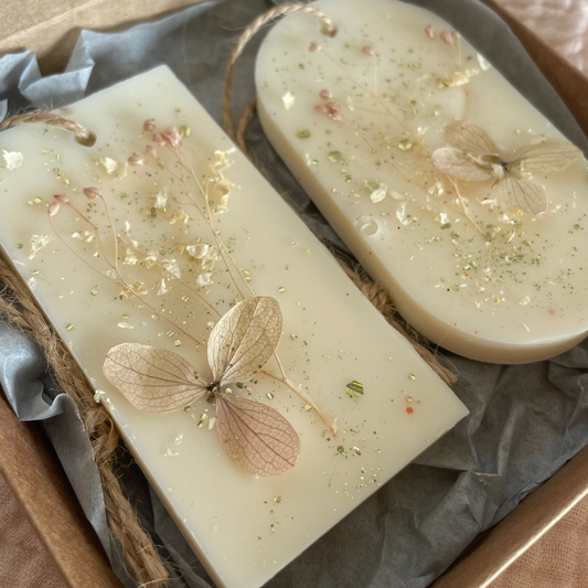 Coffret 2 fondants parfumés "Musc Blanc"