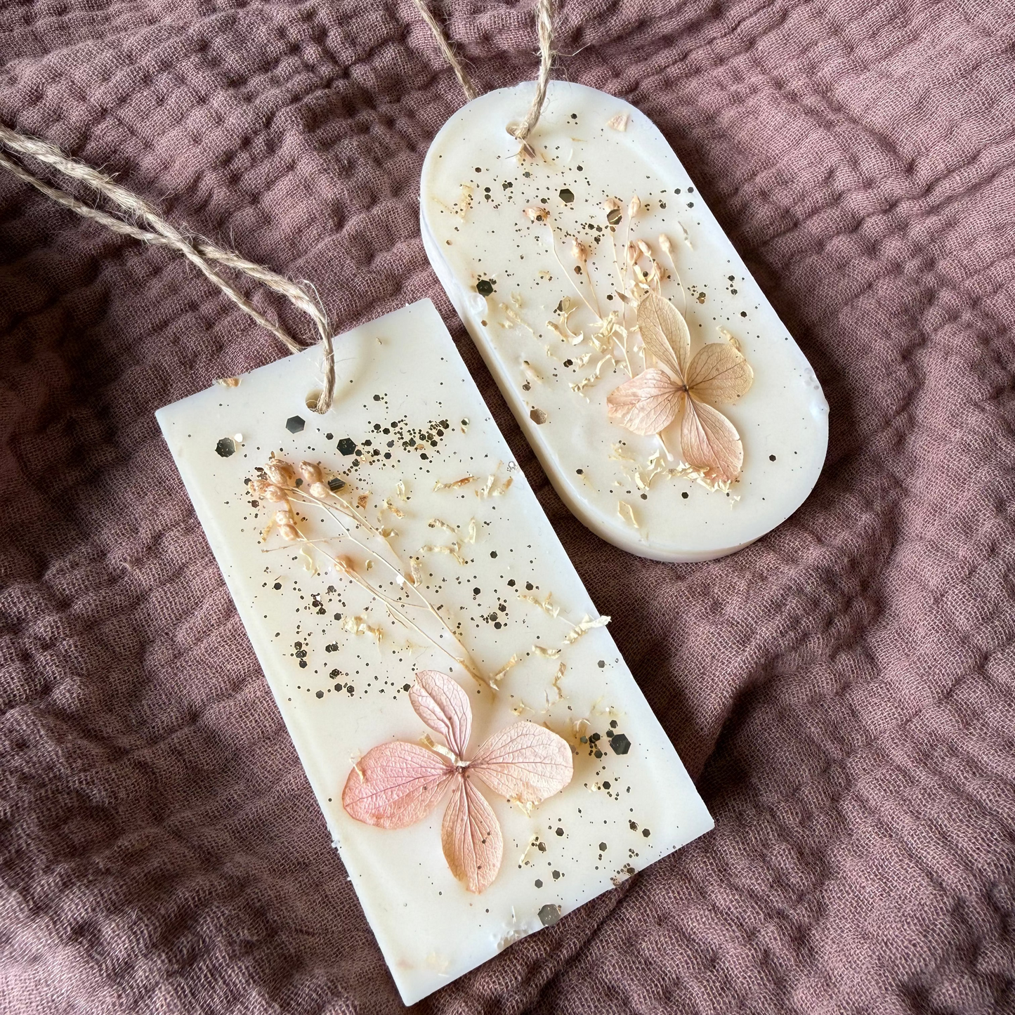 Coffret 2 fondants parfumés "Musc Blanc"