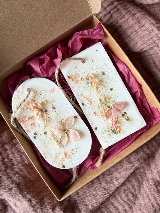 Coffret 2 fondants parfumés "Poudre de Riz"
