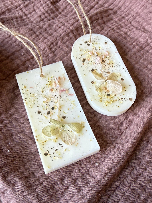 Coffret 2 fondants parfumés "Fleur de Lin"